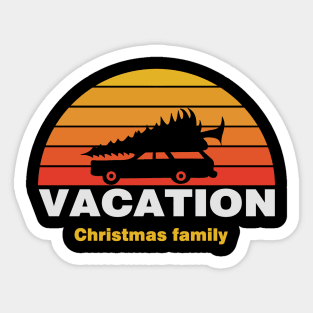 christmas family Sticker